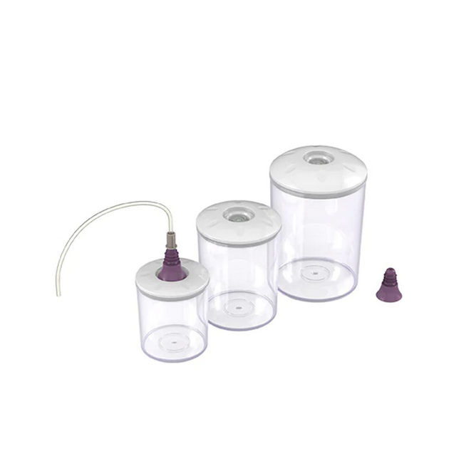  Magic vac slimline bewaardozen rond (set van 3)